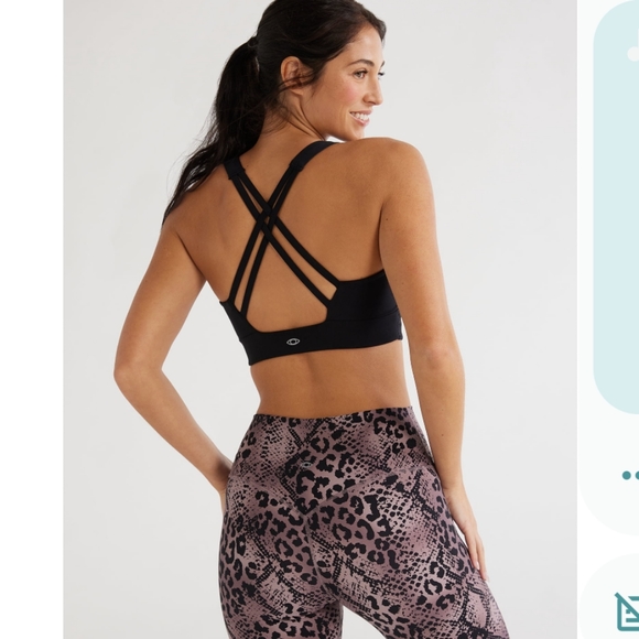 Sofia Active by Sofia Vergara Medium Impact Longline Sports Bra Size Medium NWT - Picture 4 of 12